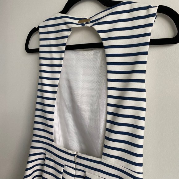ZARA BASIC Mini Blue and White Princess Dress - Picture 5 of 7